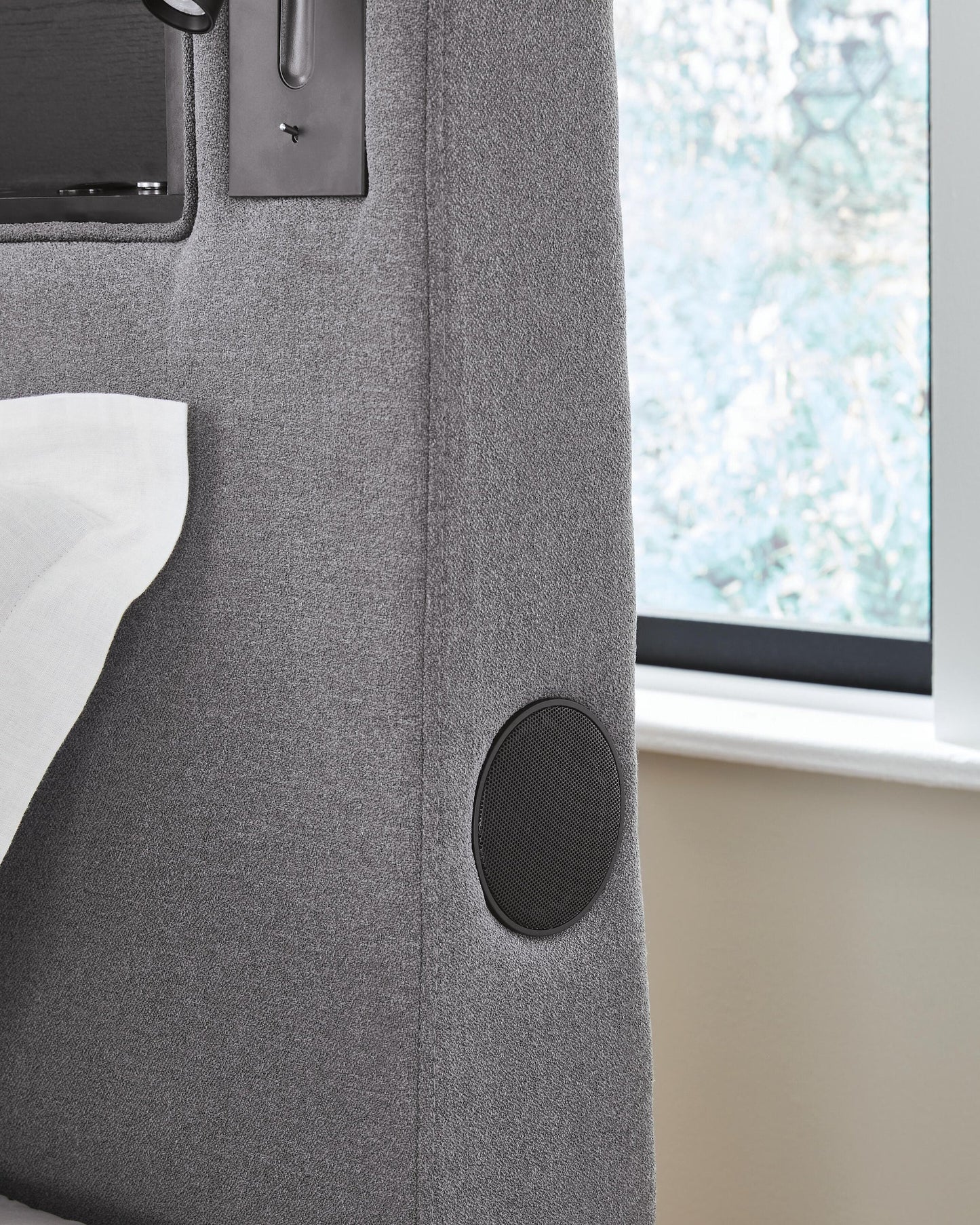 Ashley Express - Cayberry Twin Upholstered Bed with Wireless Audio