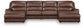 Silverbrooke 4-Piece Reclining Sectional with Double Chaise