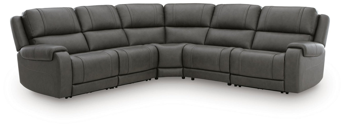 5Z-Harrenhurst 5-Piece Power Reclining Sectional