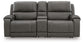 5Z-Harrenhurst 3-Piece Power Reclining Sectional Loveseat with Console