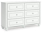 Maylilly Six Drawer Dresser