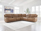 Silverbrooke 6-Piece Reclining Sectional with Storage Console