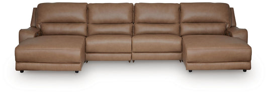 Silverbrooke 4-Piece Power Reclining Sectional with Chaise