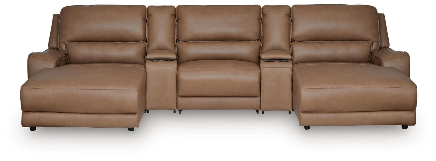 Silverbrooke 5-Piece Power Reclining Sectional with Chaise