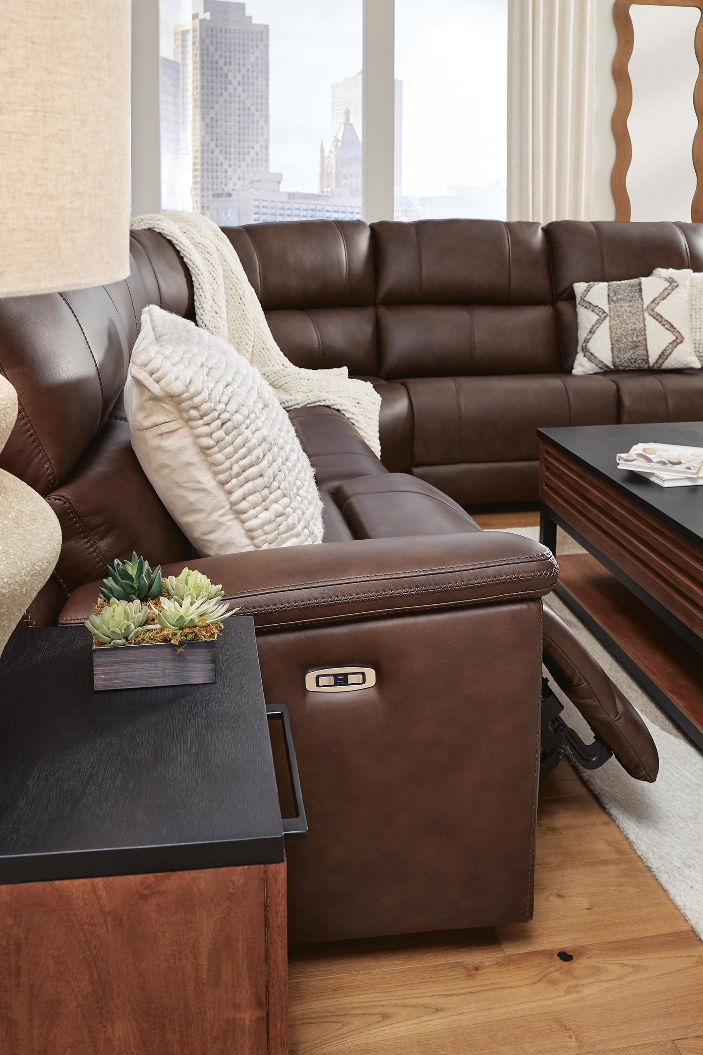 Beryton 5-Piece Power Reclining Sectional