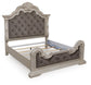 Andonhall King Upholstered Panel Bed