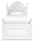 Maylilly Twin Upholstered Panel Storage Bed