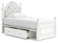 Maylilly Twin Upholstered Panel Storage Bed
