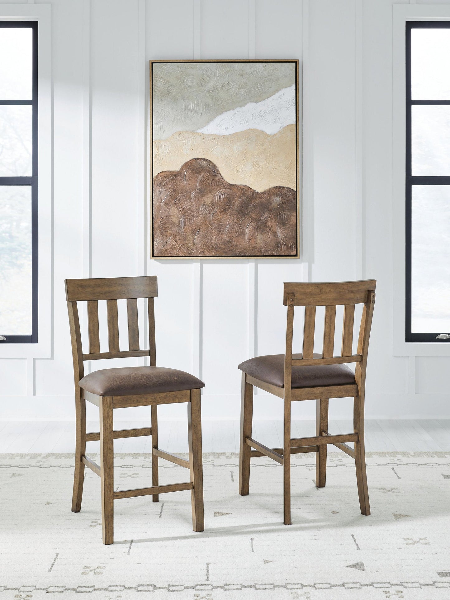 Ashley Express - Broxtyn Upholstered Barstool (2/CN)
