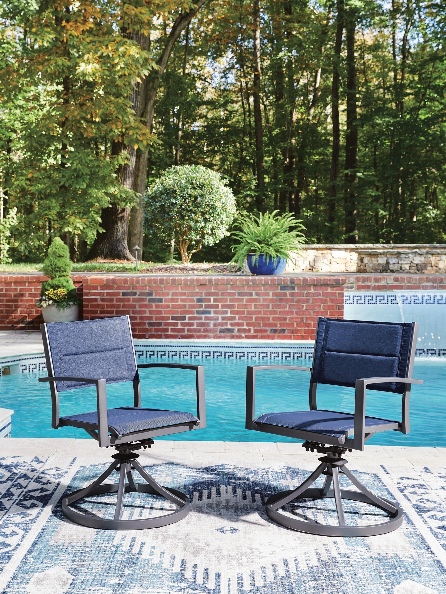 Ashley Express - Point Bonita Sling Swivel Chair (2/CN)