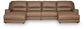Silverbrooke 4-Piece Reclining Sectional with Double Chaise