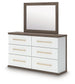 Mazilar Dresser and Mirror
