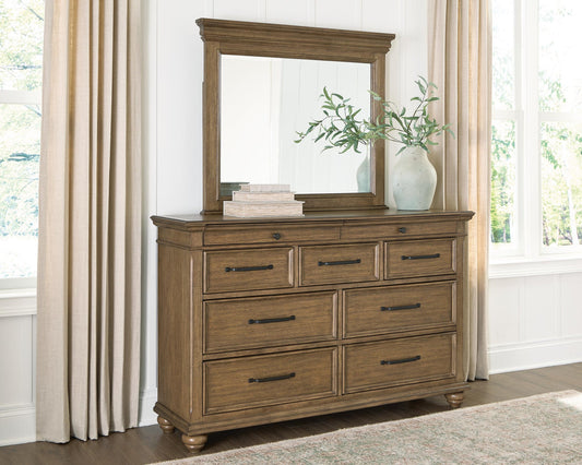 Waynely Dresser and Mirror