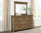 Waynely Dresser and Mirror