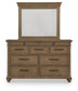 Waynely Dresser and Mirror