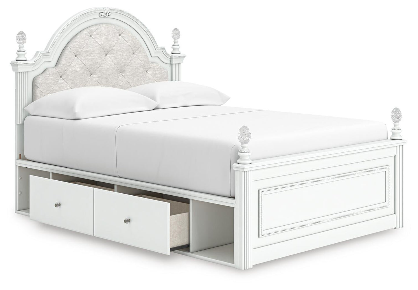 Maylilly Full Upholstered Panel Bed with Storage
