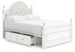 Maylilly Full Upholstered Panel Bed with Storage