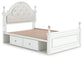 Maylilly Full Upholstered Panel Bed with Storage