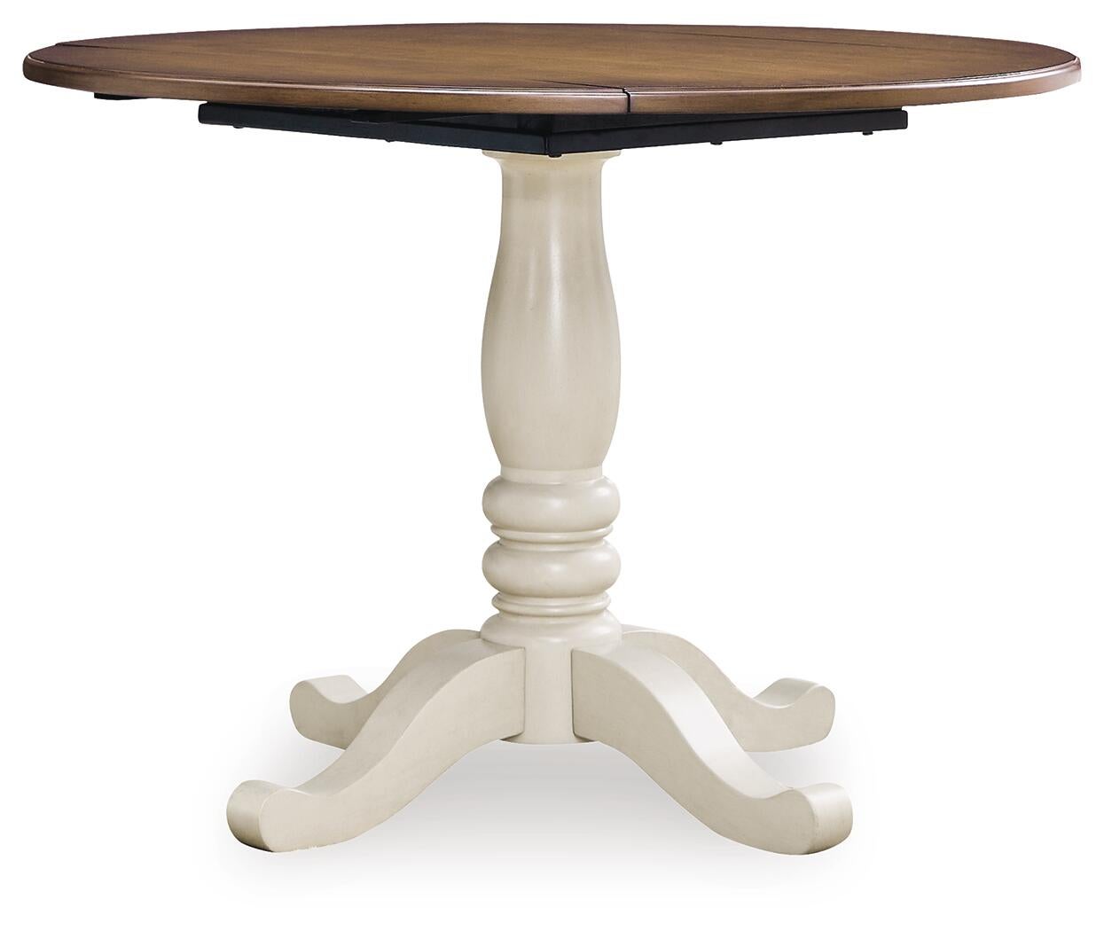 Ashley Express - Mellintine Round DRM Drop Leaf Table