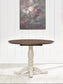 Ashley Express - Mellintine Round DRM Drop Leaf Table