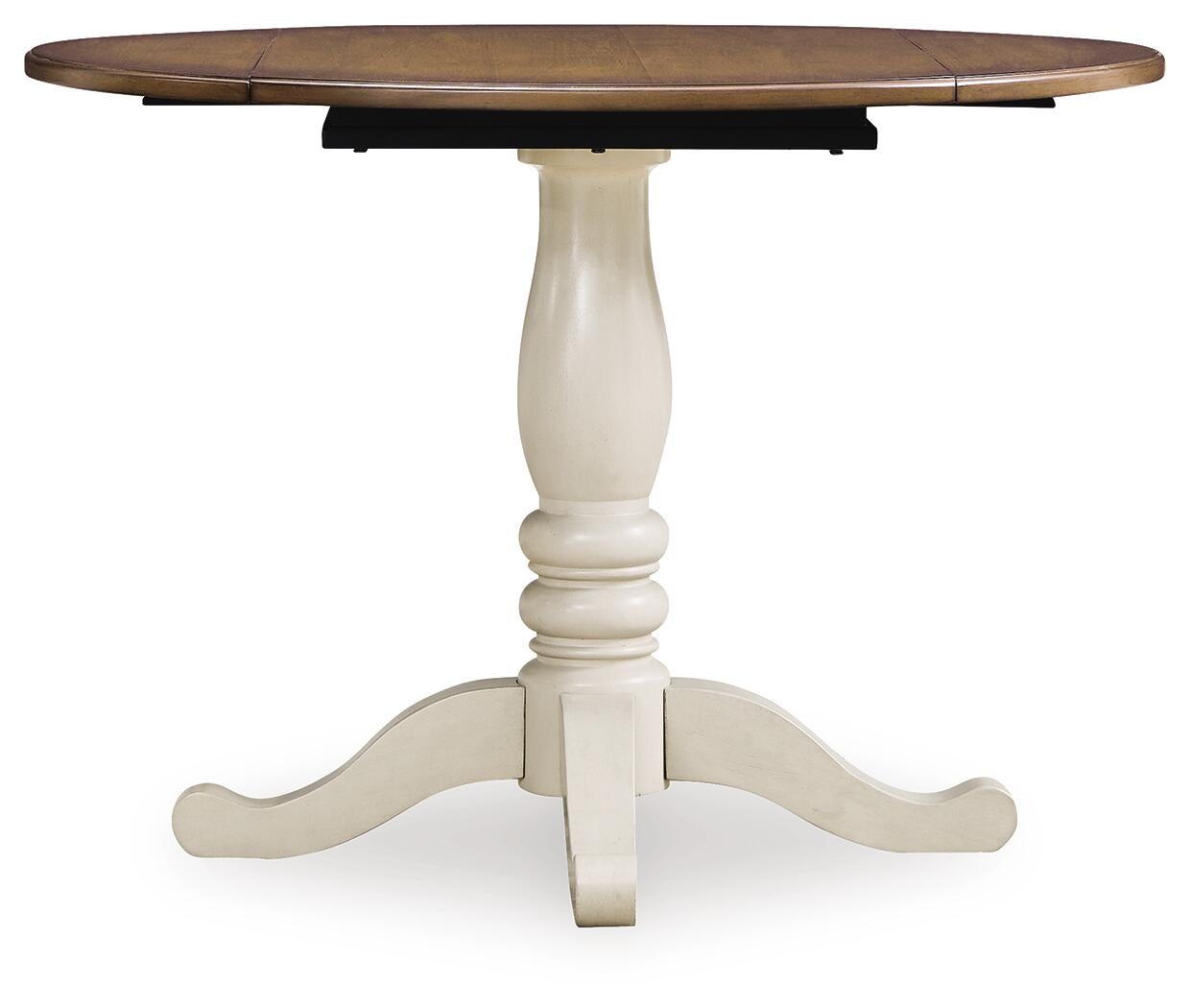 Ashley Express - Mellintine Round DRM Drop Leaf Table