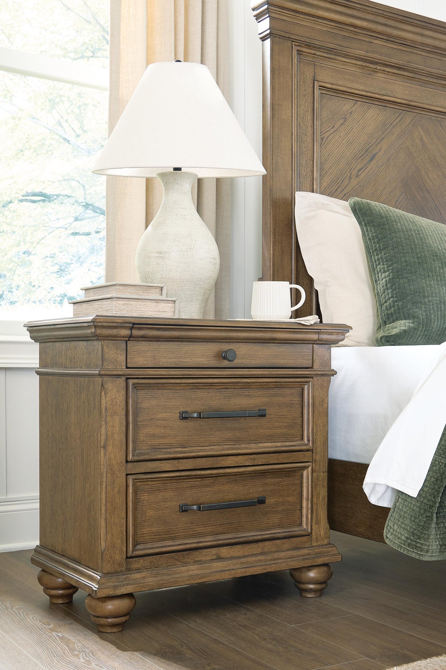 Waynely Three Drawer Night Stand