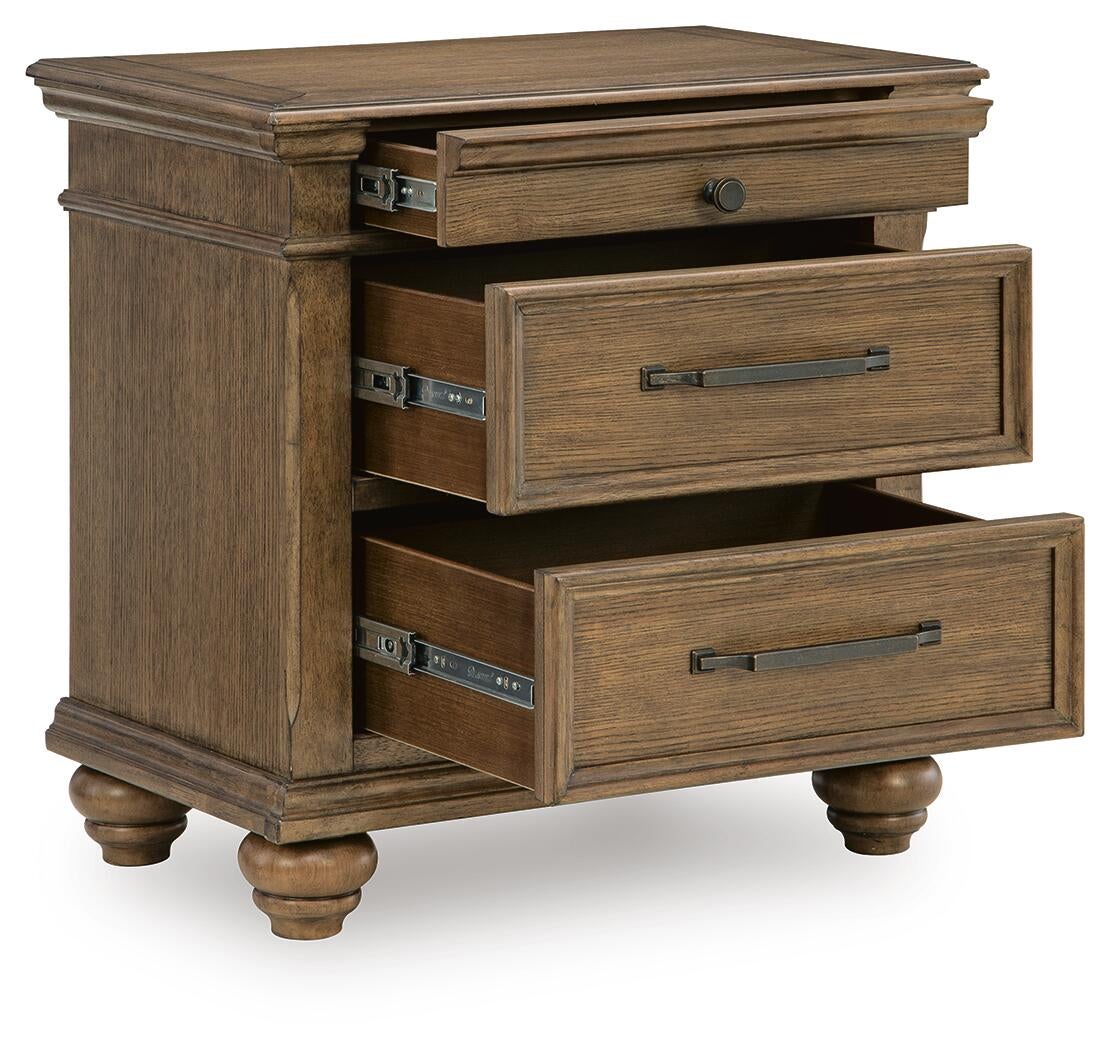 Waynely Three Drawer Night Stand