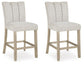 Ashley Express - Karmenton Upholstered Barstool (2/CN)