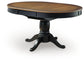 Ashley Express - Loganeer Oval DRM Butterfly EXT Table