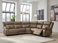 Max-Media 5-Piece Power Reclining Sectional