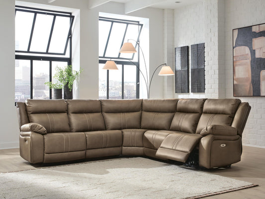 Max-Media 5-Piece Power Reclining Sectional