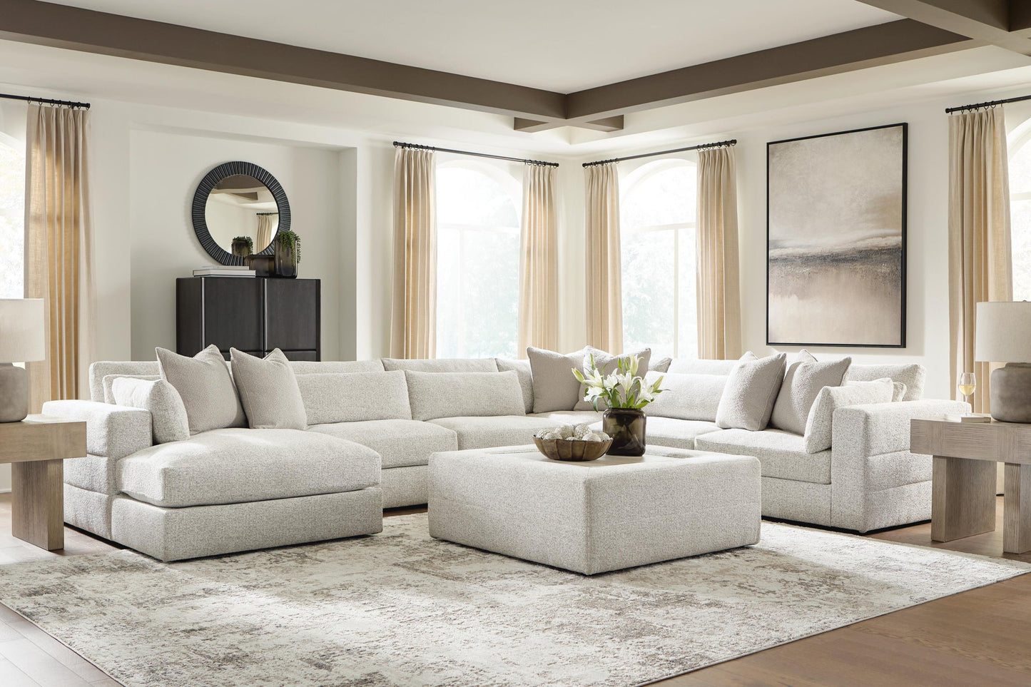 Stonecroft Manor 6-Piece Sectional with Chaise