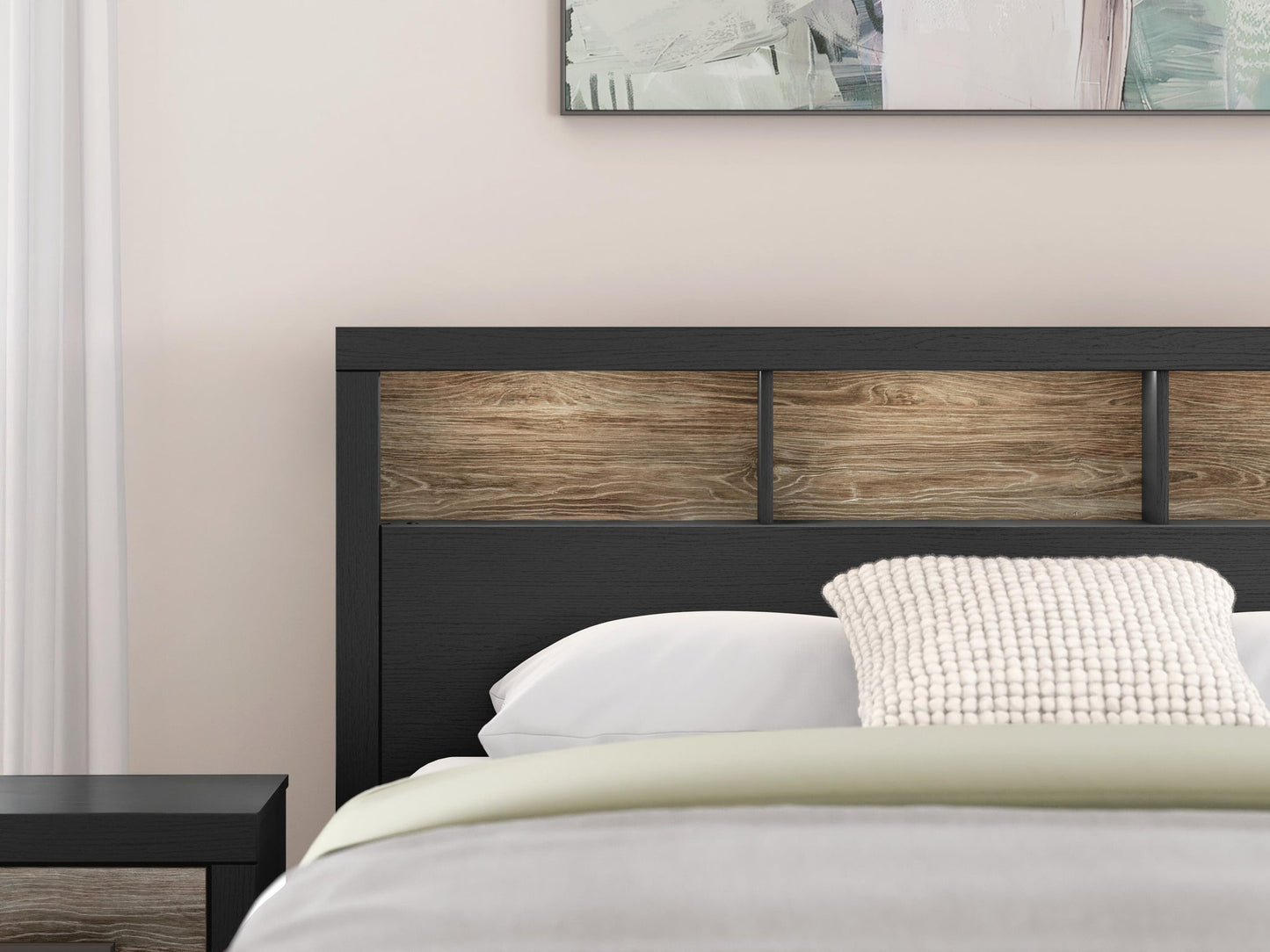 Jonnifer King Bookcase Panel Bed