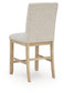 Crendlin Upholstered Barstool (2/CN)