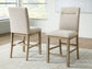 Crendlin Upholstered Barstool (2/CN)