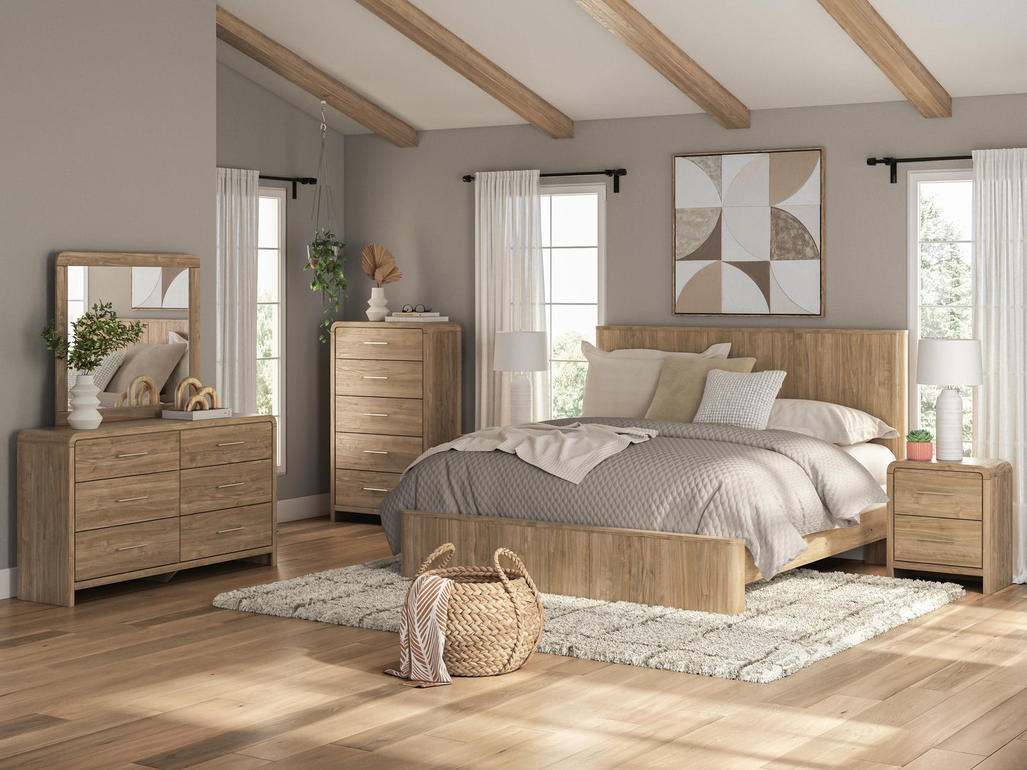 Dovander King Panel Bed