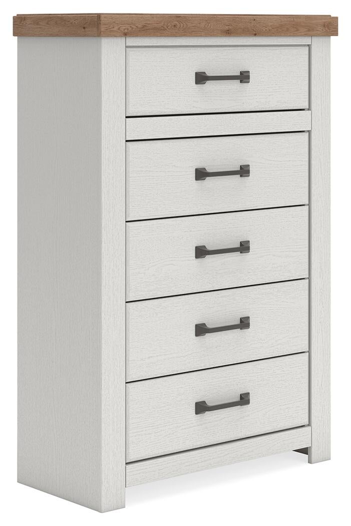 Savonport Queen Panel Bed, Dresser, Mirror, Chest and Nightstand