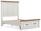 Savonport Full Panel Storage Bed. Dresser, Mirror and Nightstand
