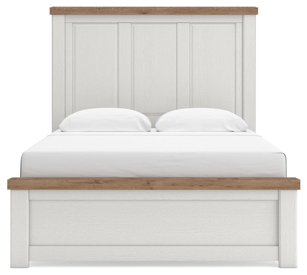Savonport Queen Panel Bed. Dresser, Mirror and Nightstand