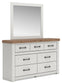 Savonport Queen Panel Bed, Dresser and Mirror