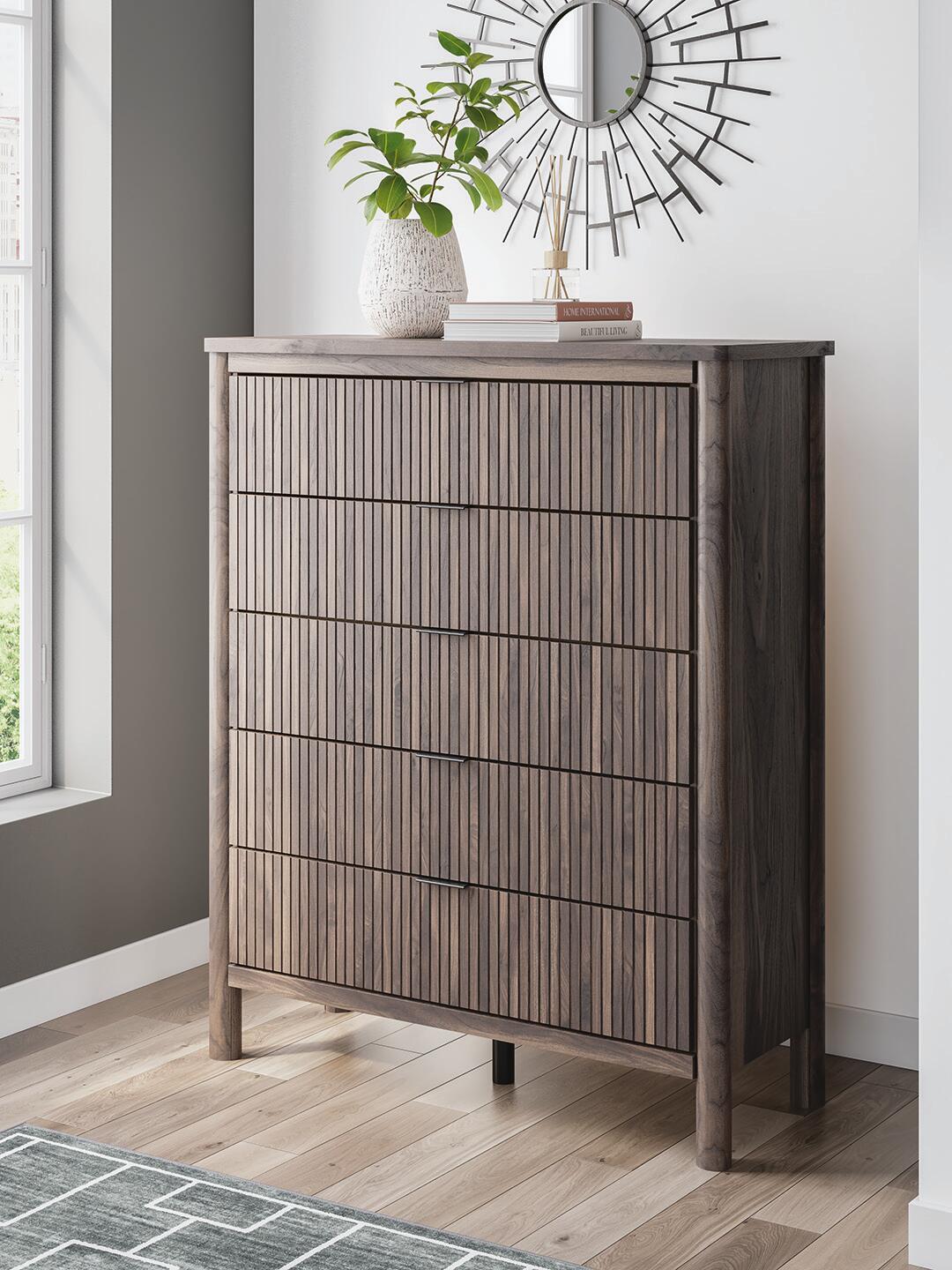 Cadmori Five Drawer Wide Chest