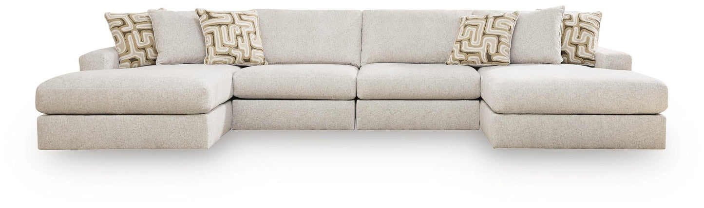 Toliar 4-Piece Double Chaise Sectional