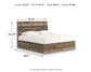 Ashley Express - Zadilyn King Panel Bed with Storage