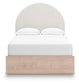 Shapella Full Upholstered Panel Bed with Storage