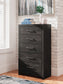 Delmorta Five Drawer Chest