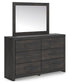 Delmorta Dresser and Mirror