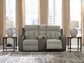 Stately Check PWR REC Loveseat/CON/ADJ HDRST