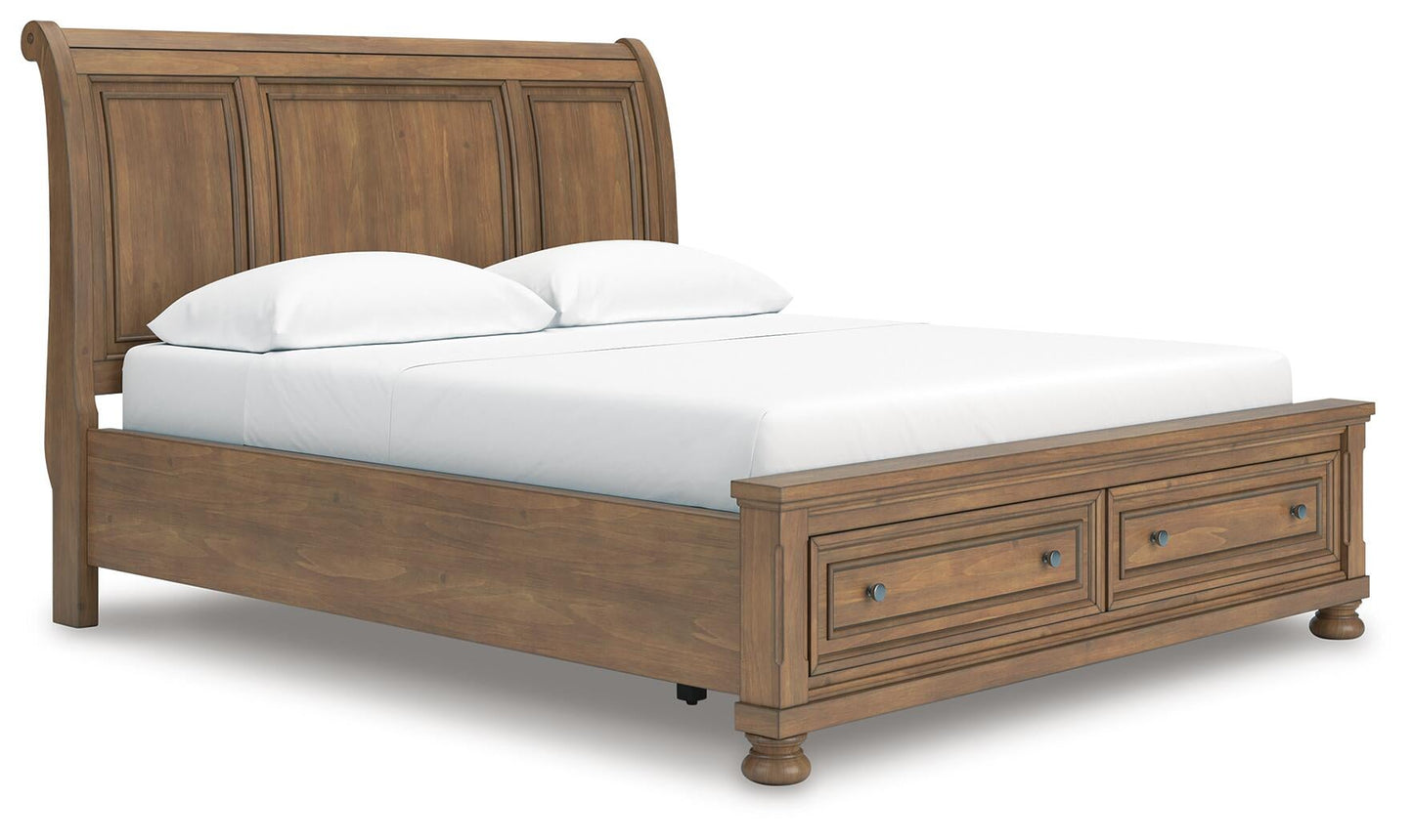 Vandenmore California King Storage Sleigh Bed
