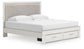Birmonton King Upholstered Panel Platform Storage Bed