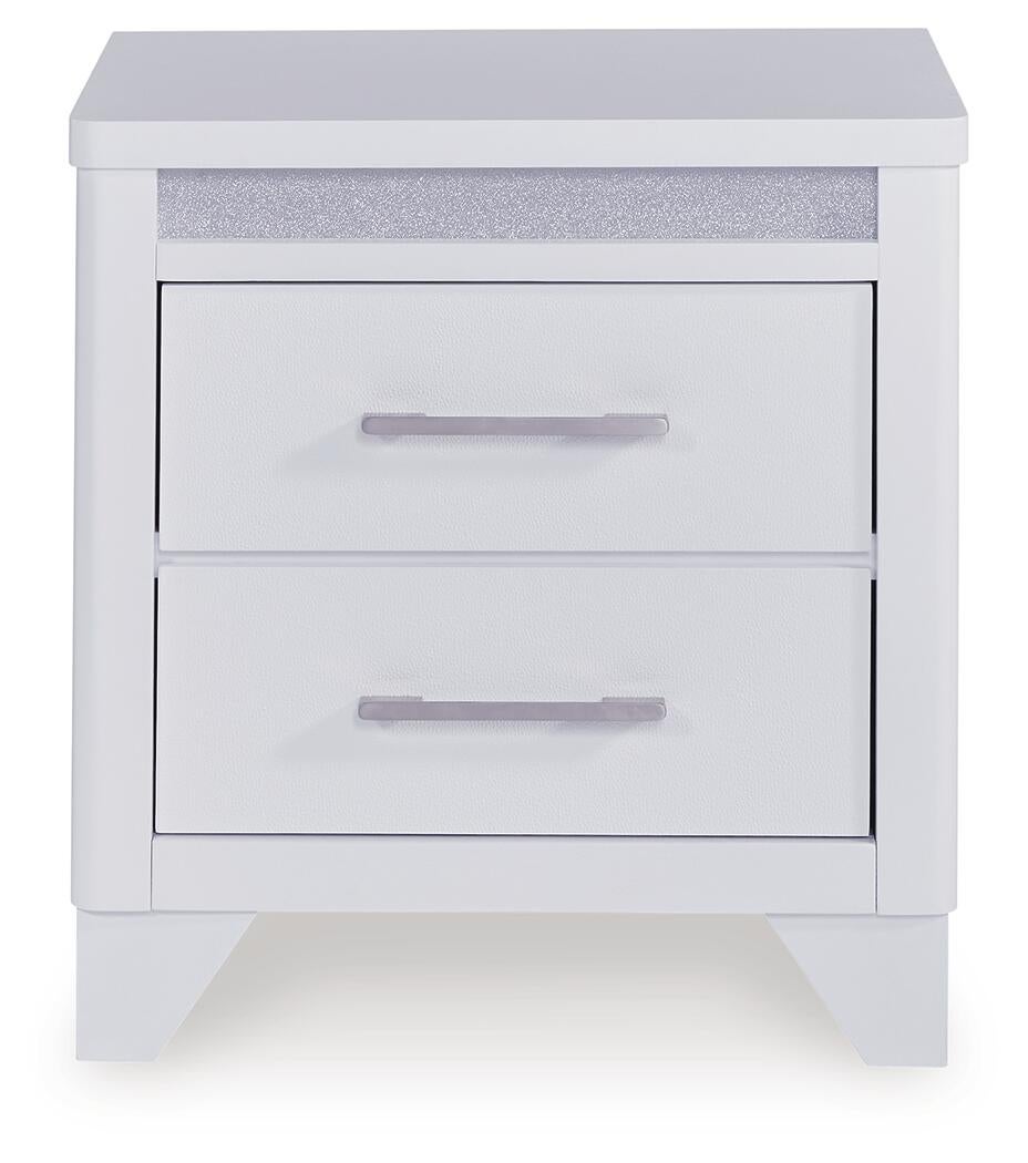 Frostlyn Two Drawer Night Stand
